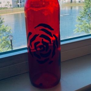 💋 Glass red vase! 💋